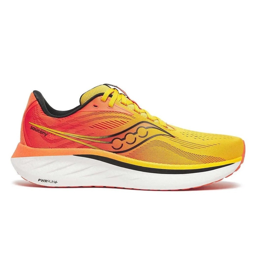 Mens Size 10 - Saucony Ride 18 Pollen Pepper Orange Running Shoes S21000-140 NEW